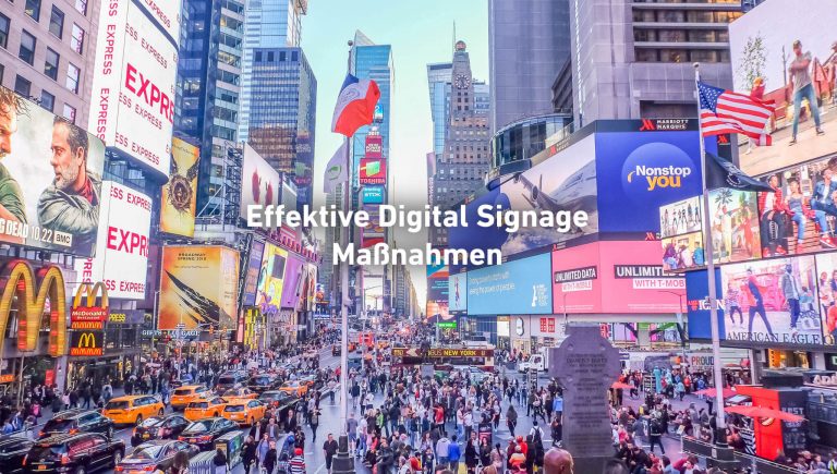 Digital Signage am Times Square